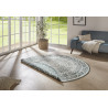 Kusový koberec Twin Supreme 104167 Siruma Green/Cream kruh – na ven i na doma