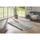 Kusový koberec Twin Supreme 104164 Siruma Grey/Cream kruh – na ven i na doma