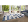 Kusový koberec Twin Supreme 104143 Blue/Cream – na ven i na doma
