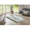 Kusový koberec Twin Supreme 104139 Green/Cream kruh – na ven i na doma