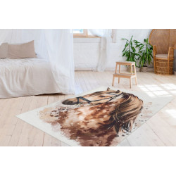 Dětský kusový koberec Torino kids 236 BROWN BEAUTY