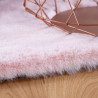Kusový koberec Lambada 835 powder pink kruh