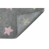 Pro zvířata: Pratelný koberec Tricolor Stars Grey-Pink