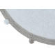 Pro zvířata: Pratelný koberec Bubbly Soft Blue kruh