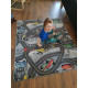 Dětský kusový koberec The World of Cars 97 šedý kulatý
