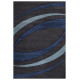 Kusový koberec Relax 230 Anthracite-Blue