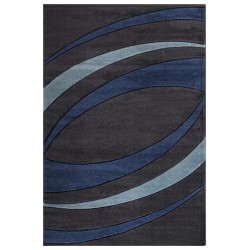 Kusový koberec Relax 230 Anthracite-Blue