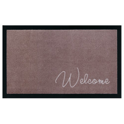 Protiskluzová rohožka Welcome 104505 Brown - na ven i na doma