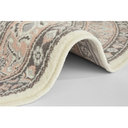 Kusový koberec Mirkan 104443 Cream/Rose kruh