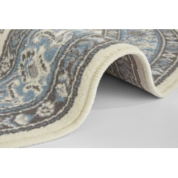 Kruhový koberec Mirkan 104442 Cream/Skyblue