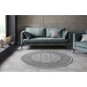 Kruhový koberec Mirkan 104111 Stone-Grey