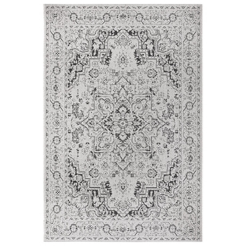 Kusový orientální koberec Flatweave 104806 Cream/Black
