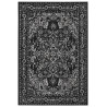 Kusový orientální koberec Mujkoberec Original Flatweave 104807 Black/Cream – na ven i na doma