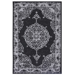 Kusový orientální koberec Flatweave 104816 Black/Cream