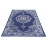 Kusový orientální koberec Flatweave 104817 Blue/Cream