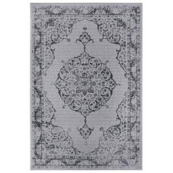 Kusový orientální koberec Flatweave 104818 Silver/grey