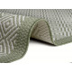 Kusový koberec Mujkoberec Original Flatweave 104824 Green/Cream – na ven i na doma