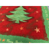 Čtvercový Vánoční koberec 130x130 cm