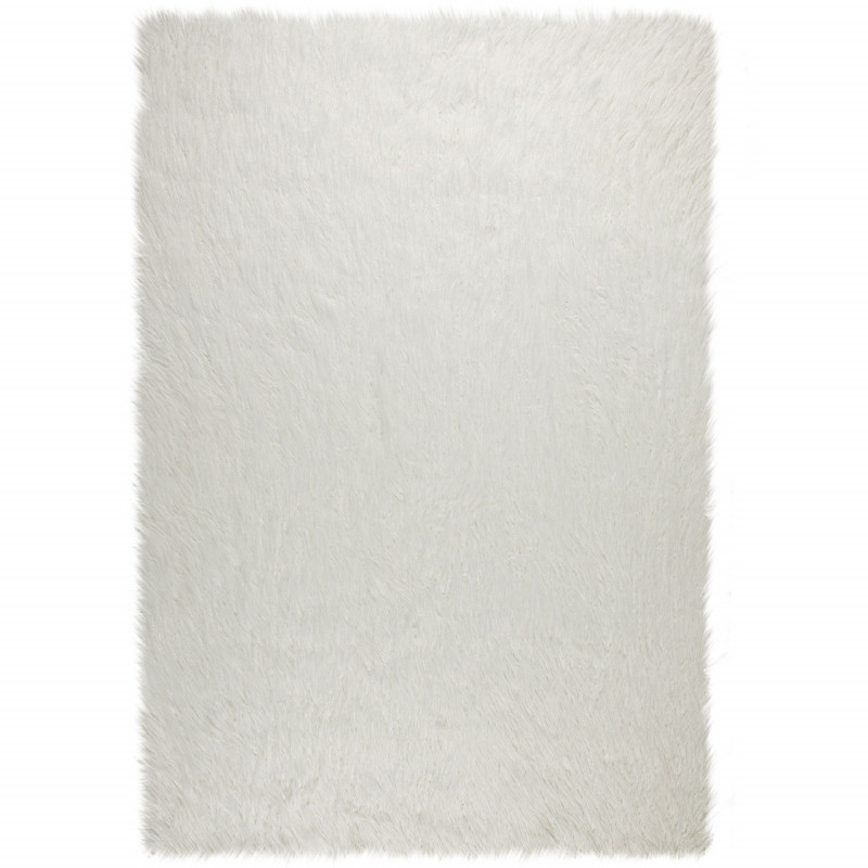 Kusový koberec Agatha Faux Fur Antwerp Ivory