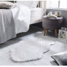 Kusový koberec Aura Faux Fur Glacier Ivory 