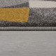 Kusový koberec Cadiz Alcazar Geometric Grey/Ochre