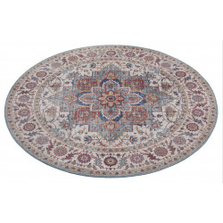 Kusový koberec Asmar 104002 Cyan/Blue kruh