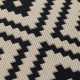 Kusový koberec Florence Alfresco Moretti Black/Beige – na ven i na doma