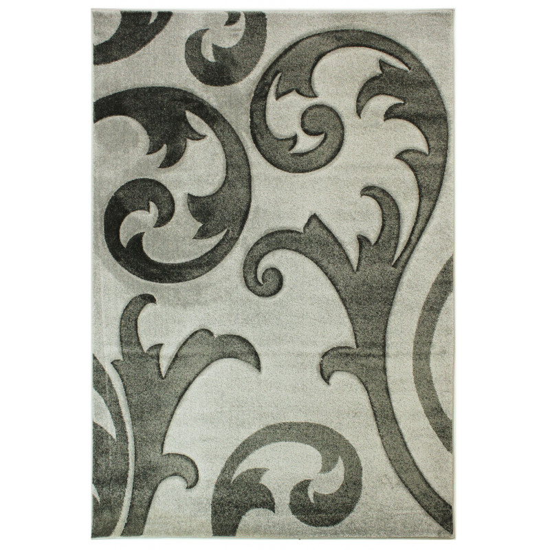 Kusový koberec Hand Carved Elude Grey/Grey