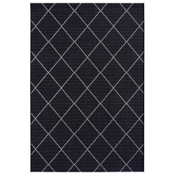 Kusový koberec Flatweave 104827 Black/Cream