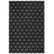 Kusový koberec Mujkoberec Original Flatweave 104833 Black/Cream – na ven i na doma