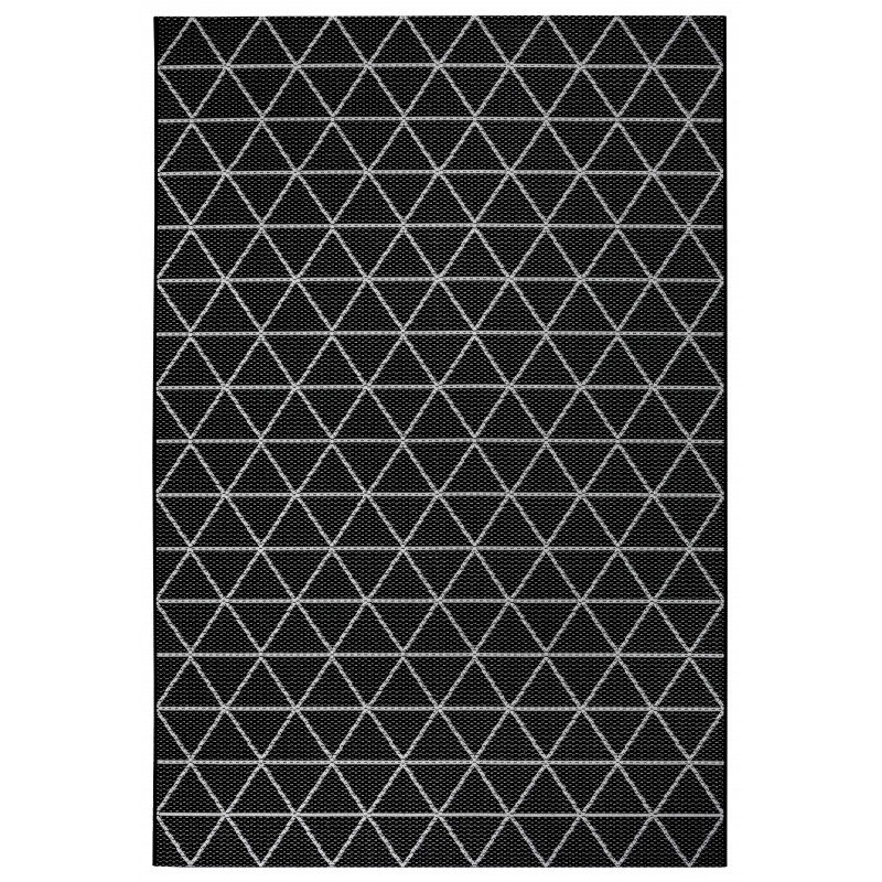 Kusový koberec Flatweave 104833 Black/Cream