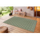 Kusový koberec Mujkoberec Original Flatweave 104836 Green/Cream – na ven i na doma