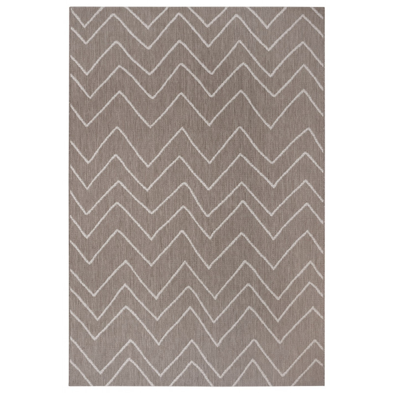 Kusový koberec Flatweave 104838 Light-brown/Cream