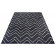Kusový koberec Mujkoberec Original Flatweave 104840 Black/Cream – na ven i na doma