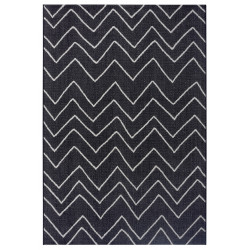 Kusový koberec Flatweave 104840 Black/Cream