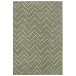 Kusový koberec Flatweave 104843 Green/Cream