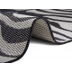 Kusový koberec Flatweave 104845 Black/Cream – na ven i na doma