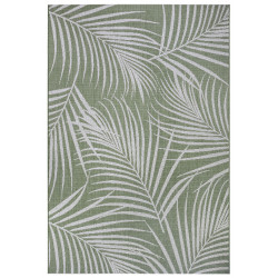 Kusový koberec Flatweave 104850 Green/Cream – na ven i na doma