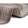 Kusový koberec Mujkoberec Original Flatweave 104854 Light-brown/Cream kruh – na ven i na doma