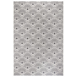 Kusový koberec Flatweave 104860 Black/Cream