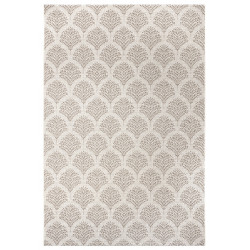 Kusový koberec Flatweave 104863 Cream/Light-brown – na ven i na doma