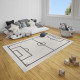 Dětský kusový koberec Flatweave Kids Rugs 104871 Cream/Black