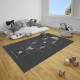 Dětský kusový koberec Flatweave Kids Rugs 104874 Black/Cream