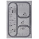 Dětský kusový koberec Flatweave Kids Rugs 104878 Grey
