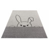 Dětský kusový koberec Flatweave Kids Rugs 104879 Cream/Black