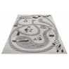 Dětský kusový koberec Flatweave Kids Rugs 104880 Cream/Black
