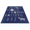 Dětský kusový koberec Flatweave 104886 Blue/Cream