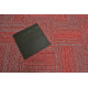 Kobercový čtverec Coral Lines 60380-50 červeno-šedý 50 x 50 cm