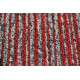 Kobercový čtverec Coral Lines 60380-50 červeno-šedý