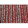 Kobercový čtverec Coral Lines 60380-50 červeno-šedý